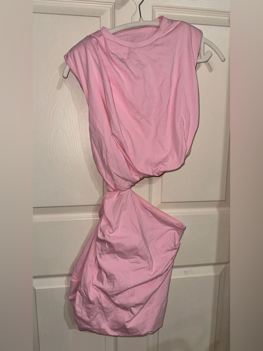 Misha Urban Women’s Pink Mini Dress with cutout Detail XS party summer